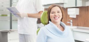 woman at the dentist