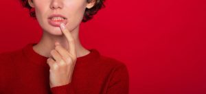 woman with advanced periodontitis