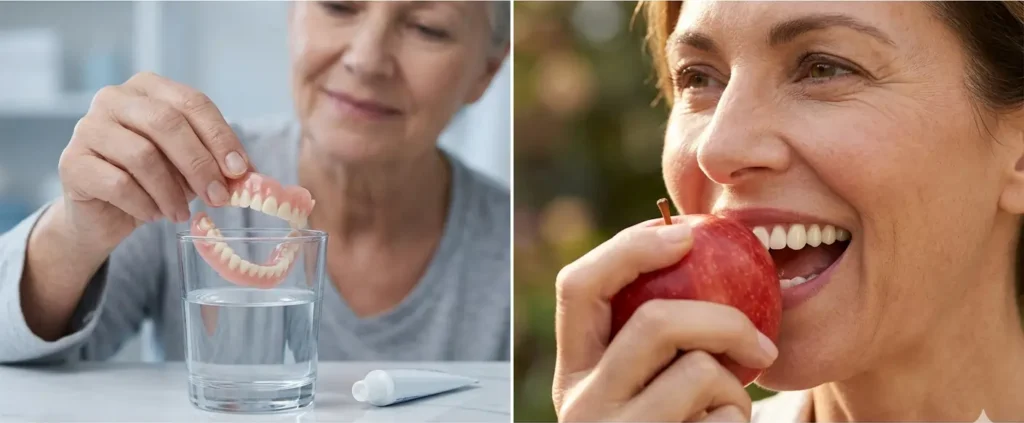 Dental Implants vs. Dentures. Madison Dental Care